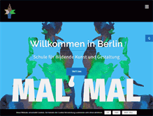 Tablet Screenshot of kunstschuleberlin.de